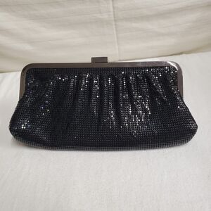 Jennifer Lopez Black Sequin Clutch Purse